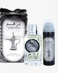 Ard Al Zaafaran Dirham Silver EDP With Deodorant Spray - 100ML