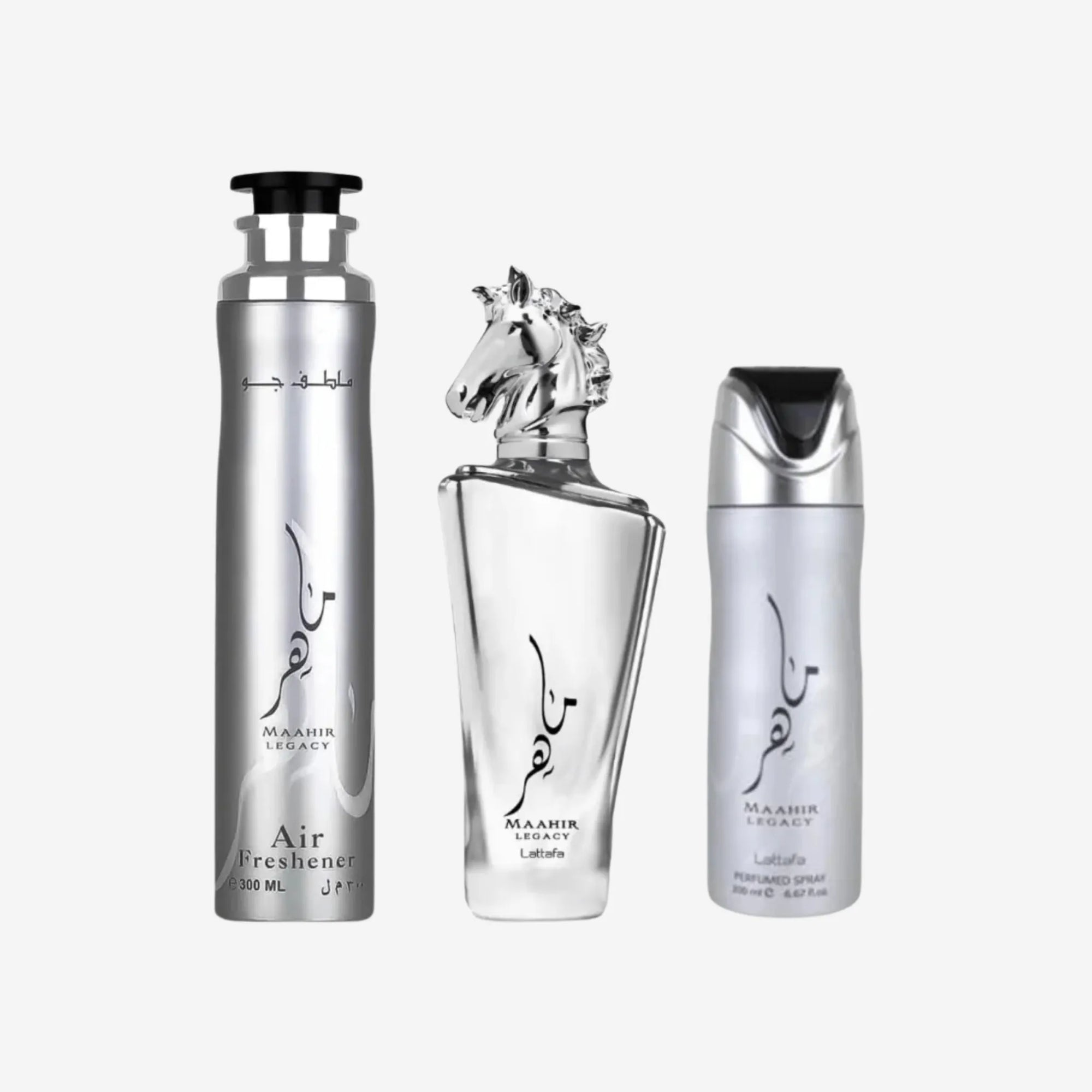 Maahir Legacy 3 Piece Gift Set Bundle by Lattafa